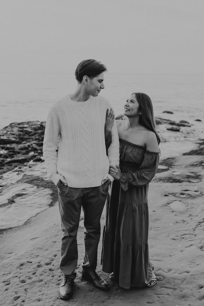 Sunset Cliffs Natural Park Engagement Photos in San Diego, California