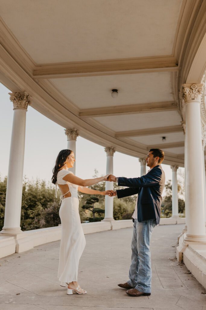 San Diego engagement photos at Balboa Park