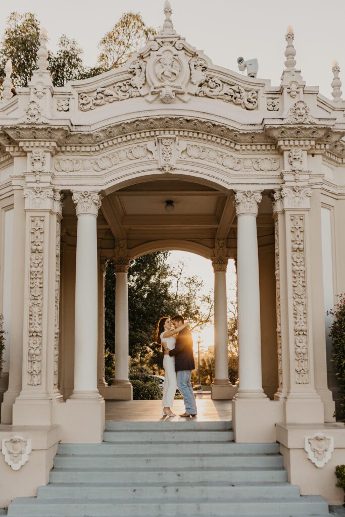 Organ pavilion balboa park engagement photos