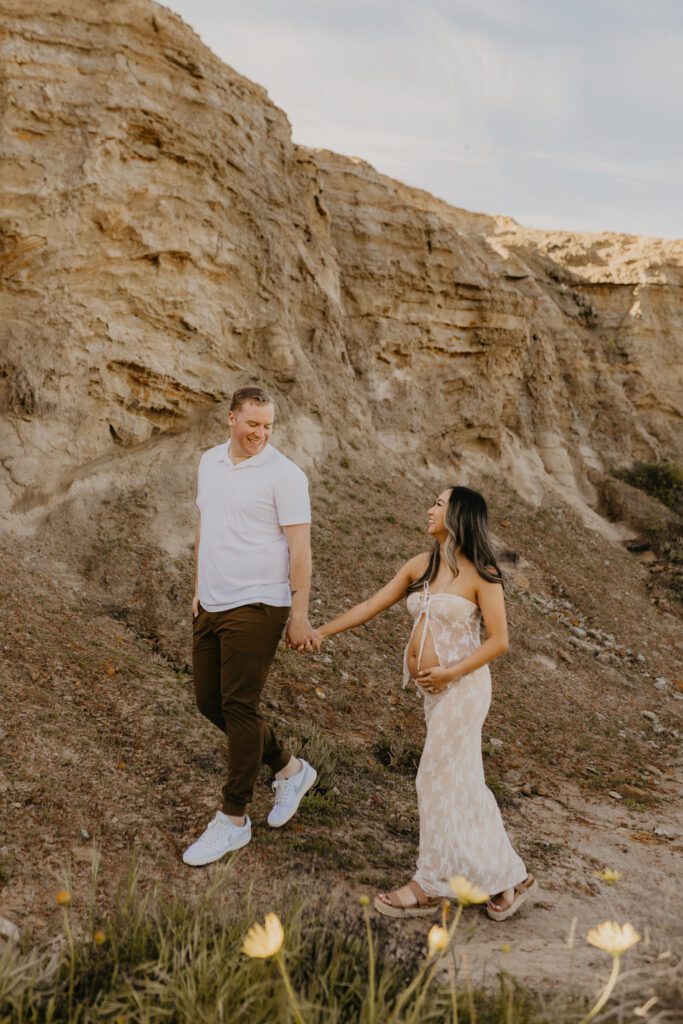 Rural southern California Couples Maternity Photos