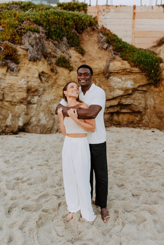san diego beach engagement photos