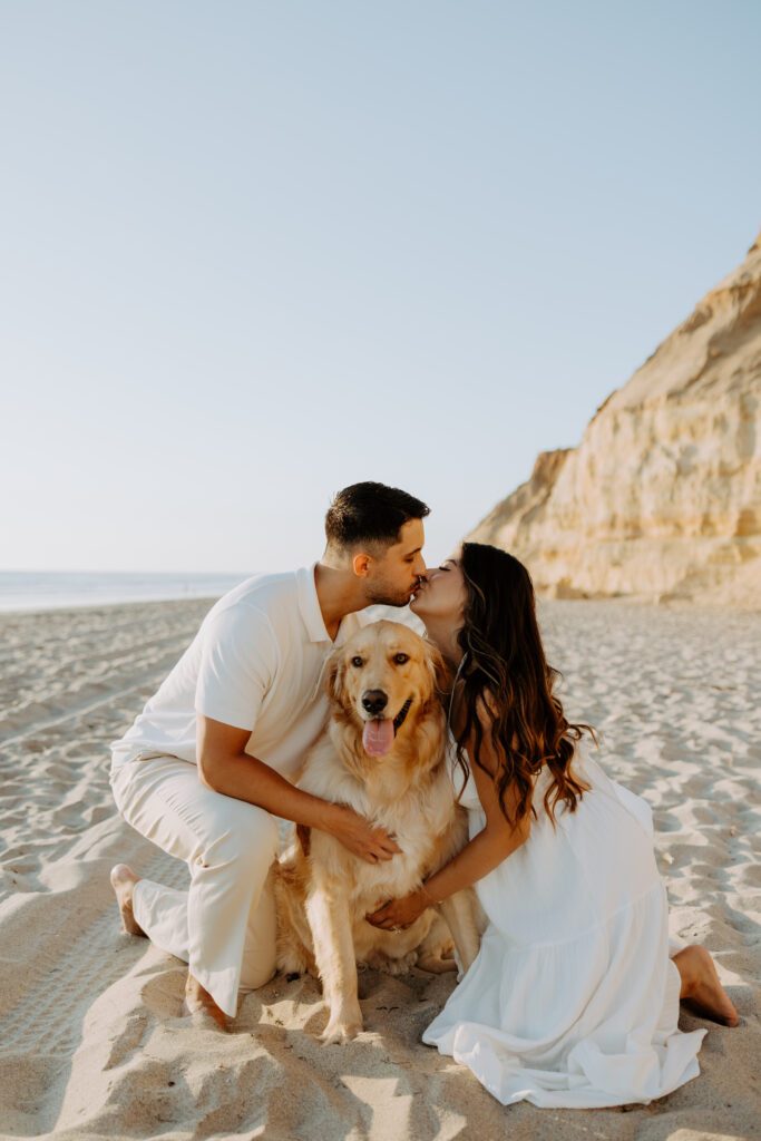 san diego beach engagement photos