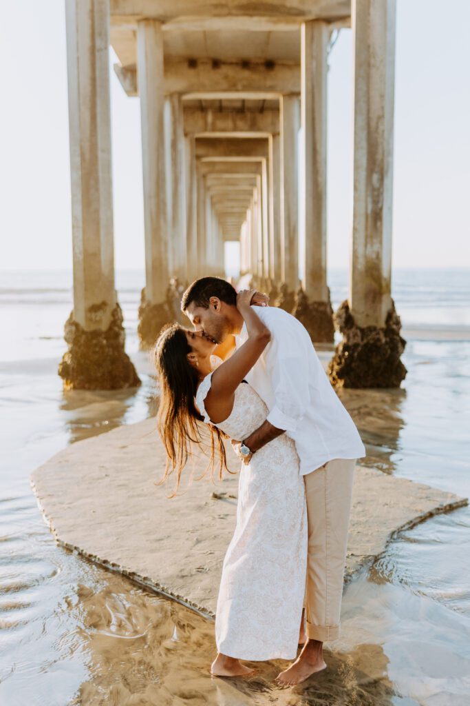 san diego beach engagement photos